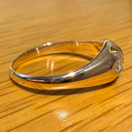 9CT ROSE GOLD CAST CLAW RING