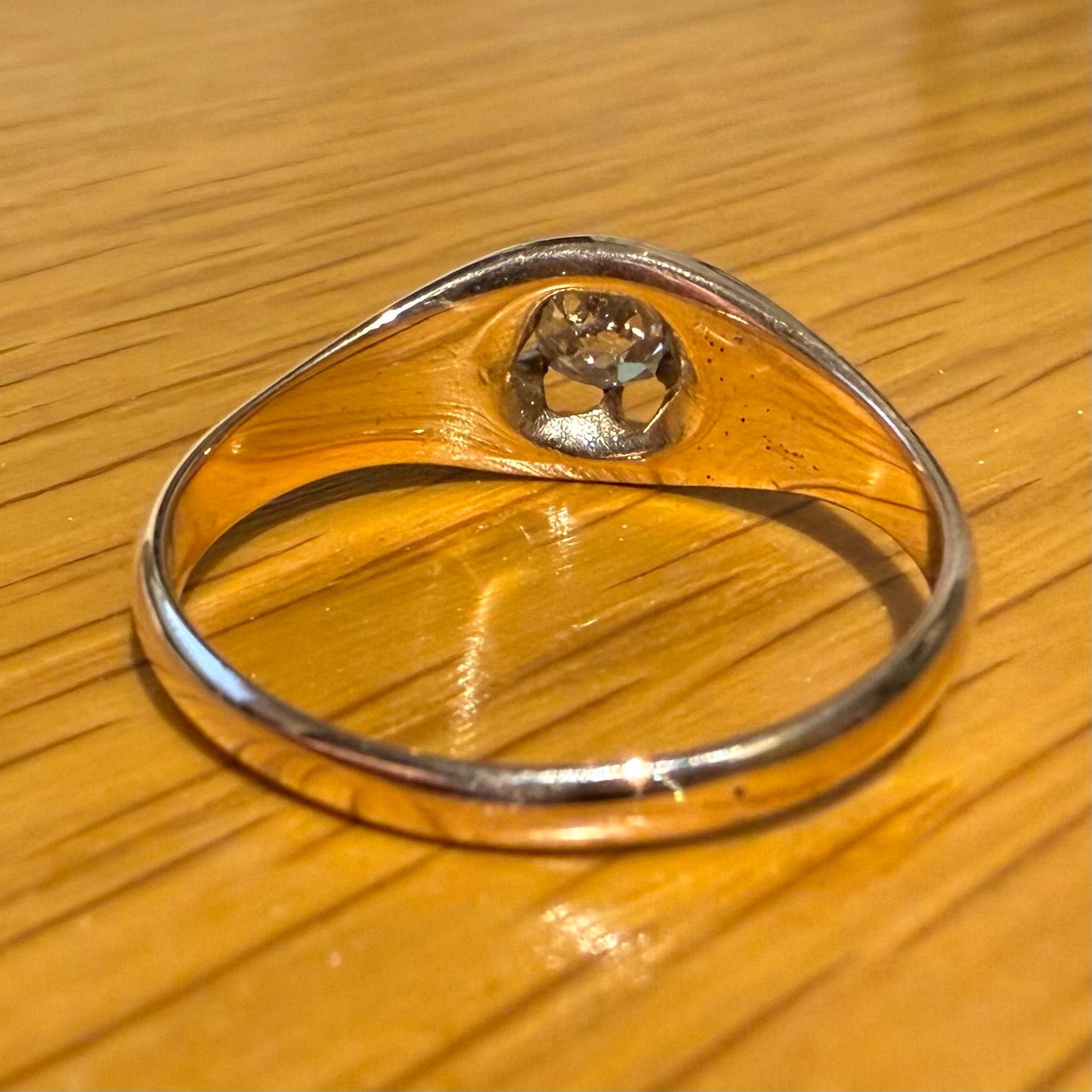9CT ROSE GOLD CAST CLAW RING