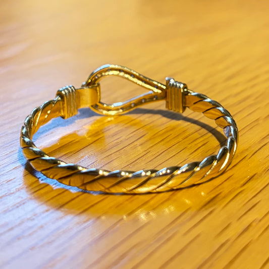 9CT SOLID GOLD BABY BANGLE