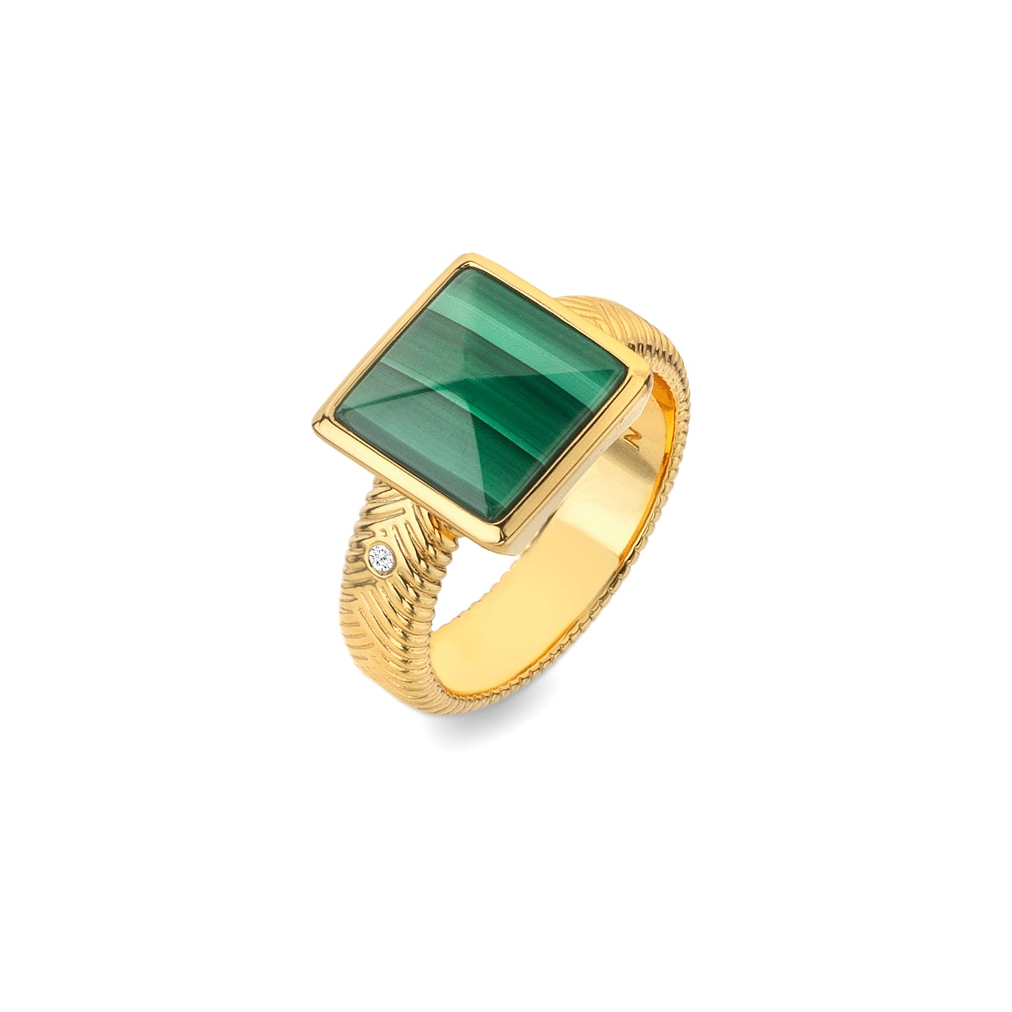 HD X JJ REVIVE MALACHITE RING