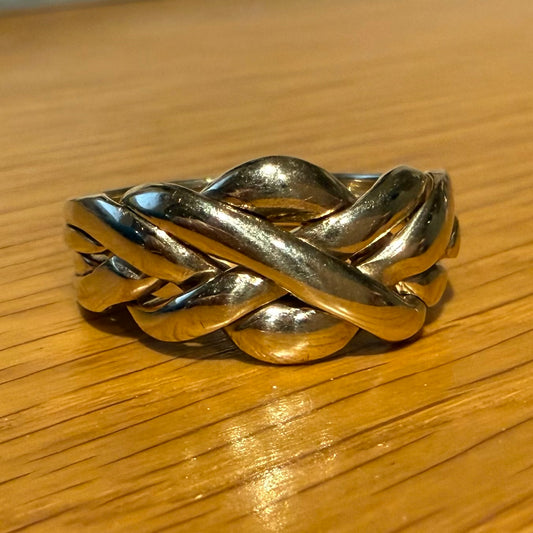 9CT PUZZLE RING